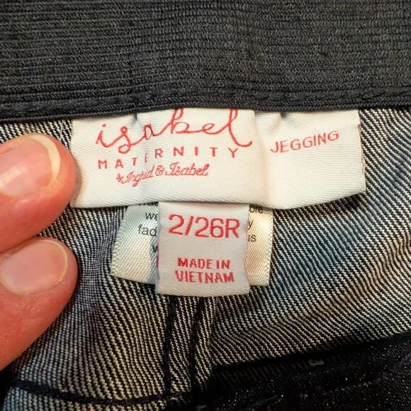 Isabel Maternity Side Panel Jegging, Size 2/26R, EUC! - Picture 5 of 5
